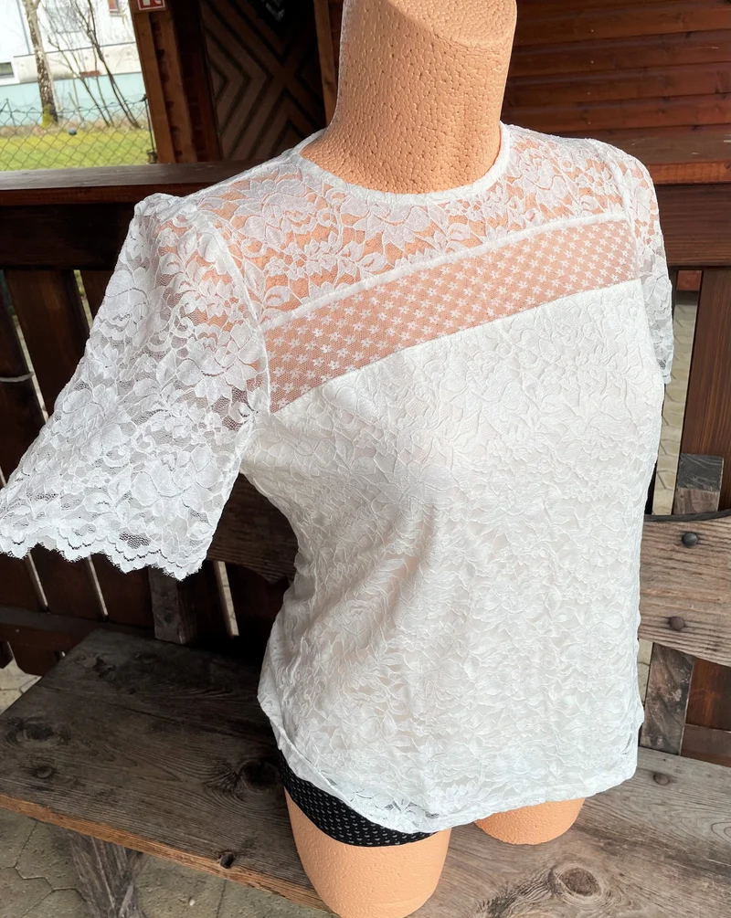 Trachtenbluse, Spieth & Wensky, Alina, Spitze, offwhite