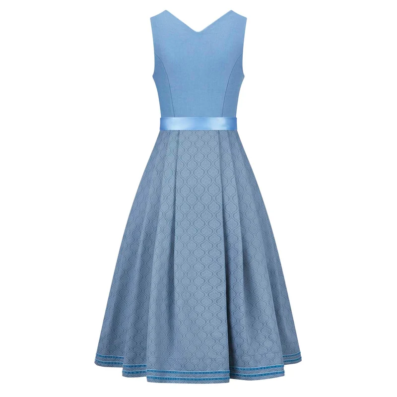 Leinendirndl Nele Himmelblau
