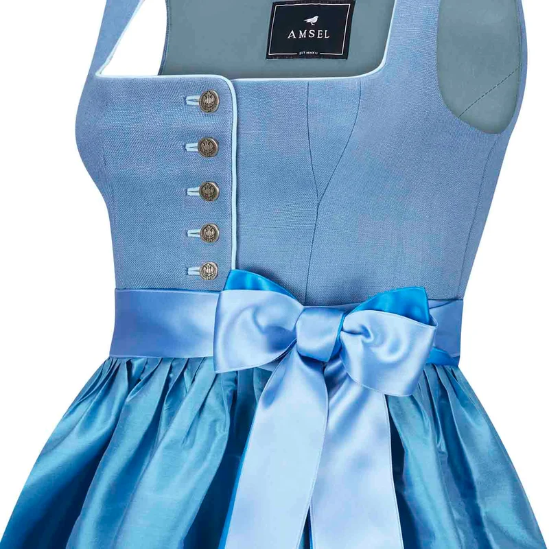 Leinendirndl Nele Himmelblau