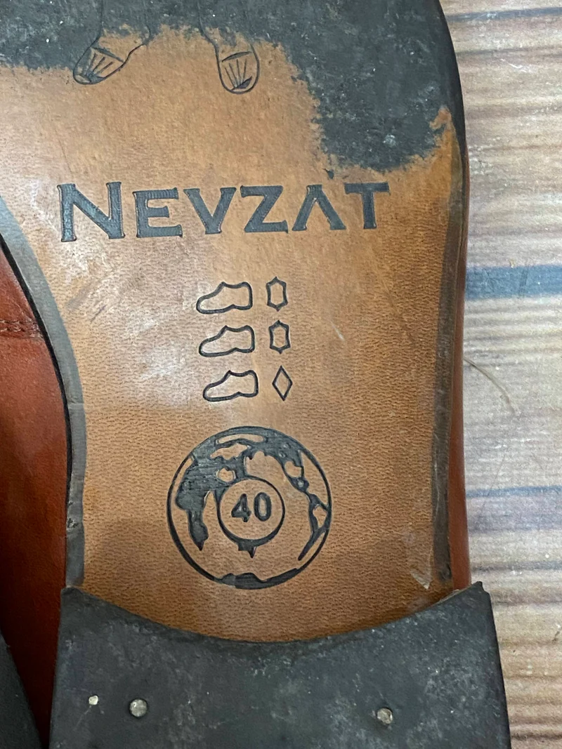 Vintage Leder Loafer Herren Gr. 40 Braun – Nevzat Özel