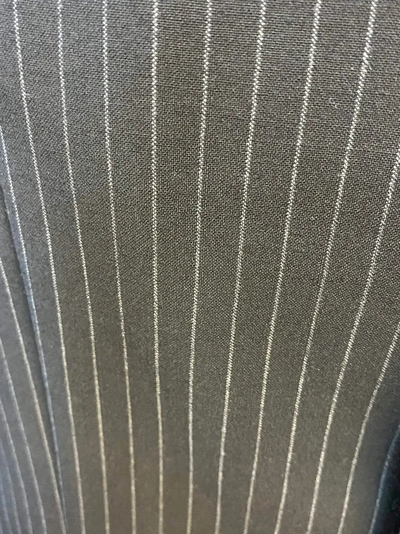 Nadelstreifenanzug Herren Gr. 50 – Modell Nice schwarz
