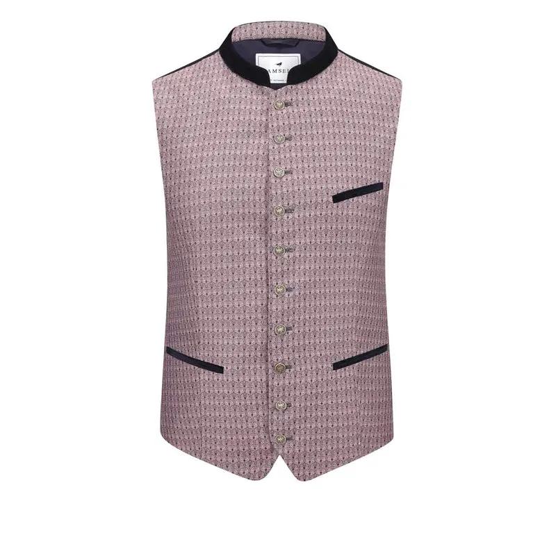 Trachtenweste Fridolin Mauve