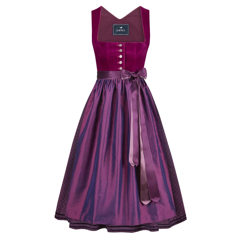 Samtdirndl Sophia Beere (lang)