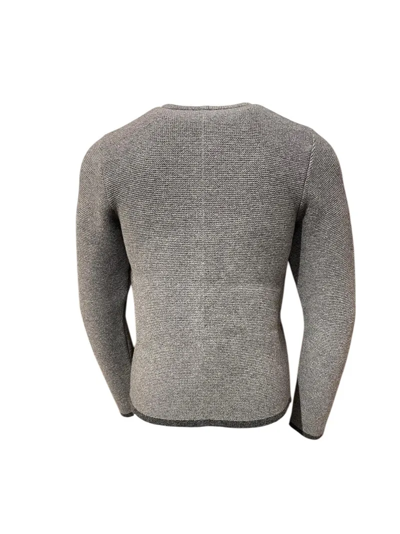 Strickjacke Grau/Anthrazit