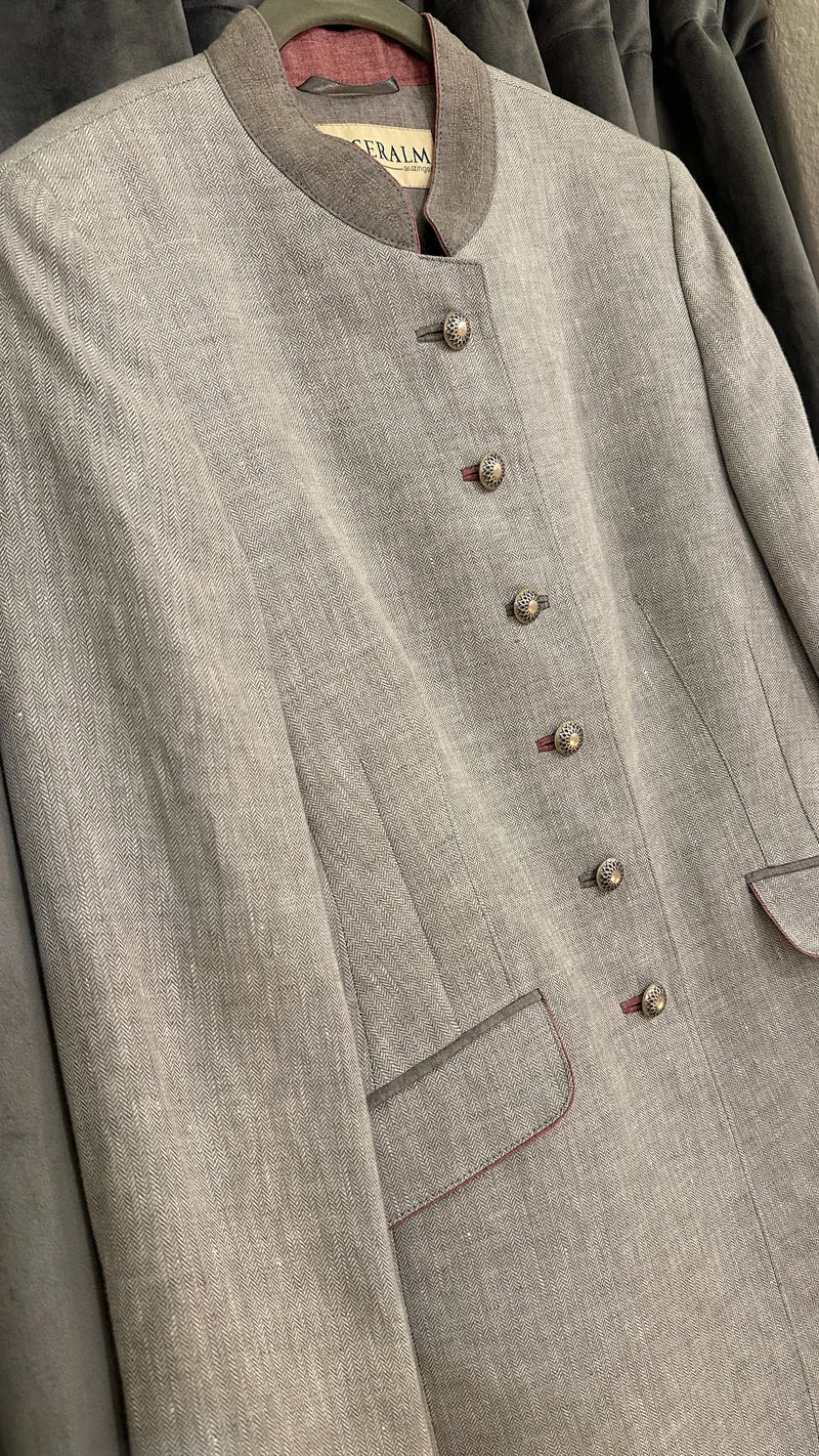 Trachtenjacke Damen Kaiserjäger grau