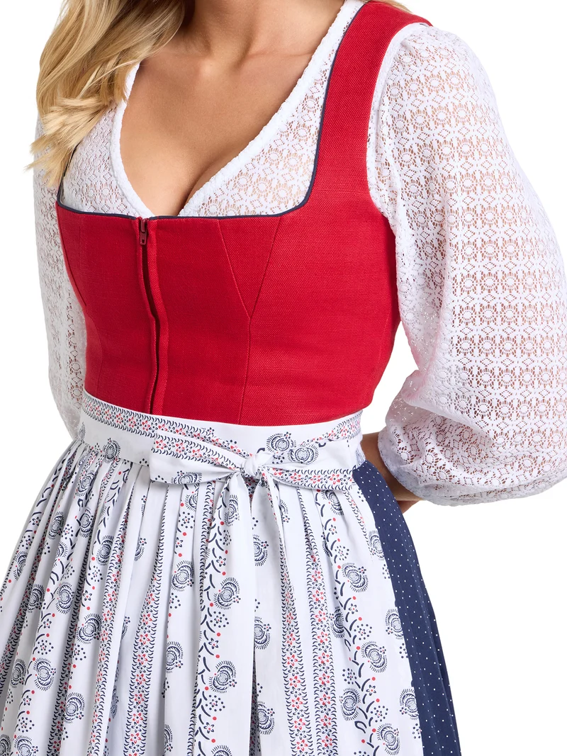 Dirndl mit Leinen-Oberteil