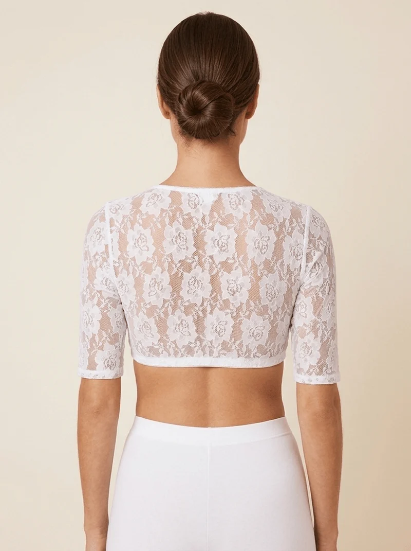 Dirndlbluse Mia weiß