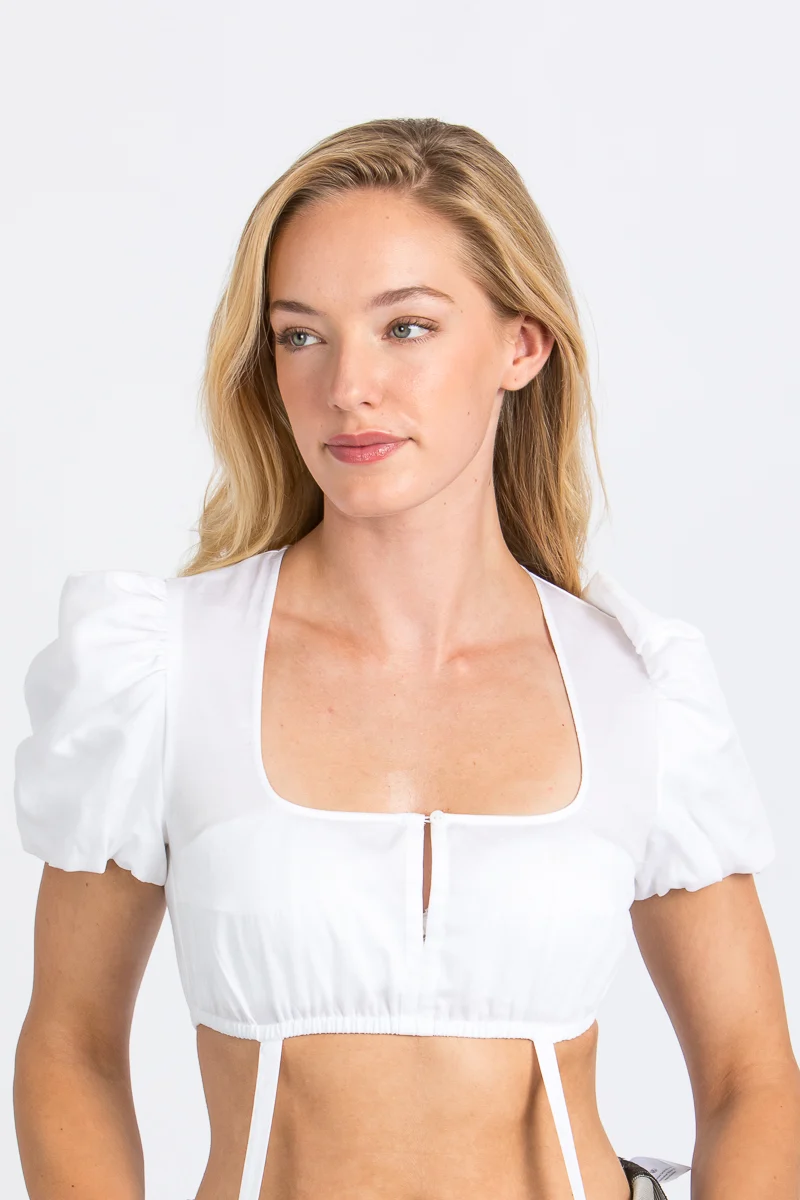 Gottseidank Dirndlbluse Irma eierschale