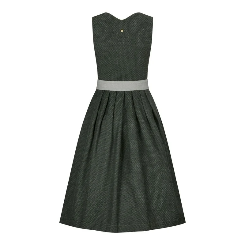 Dirndl Delia in anthrazit/grün