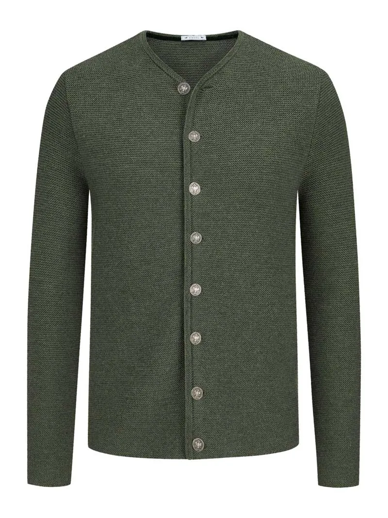 Strickjacke Luitpold Oliv