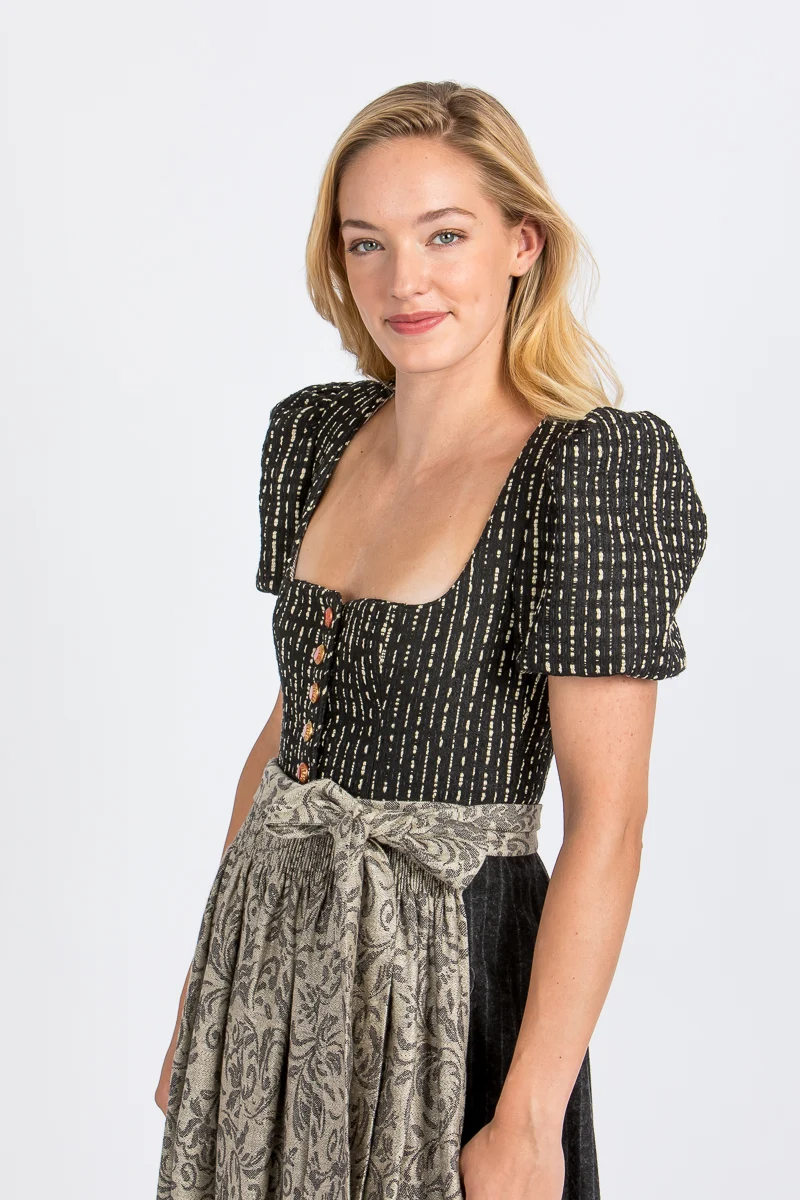 Gottseidank Ärmeldirndl Lorle schwarz