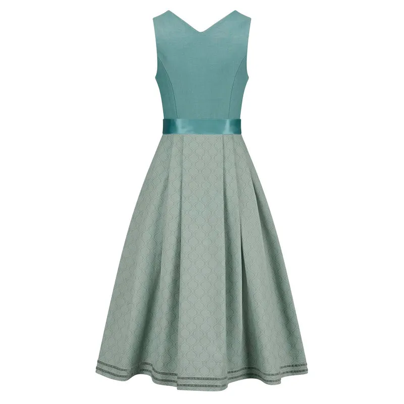 Leinendirndl Nele Eucalyptus