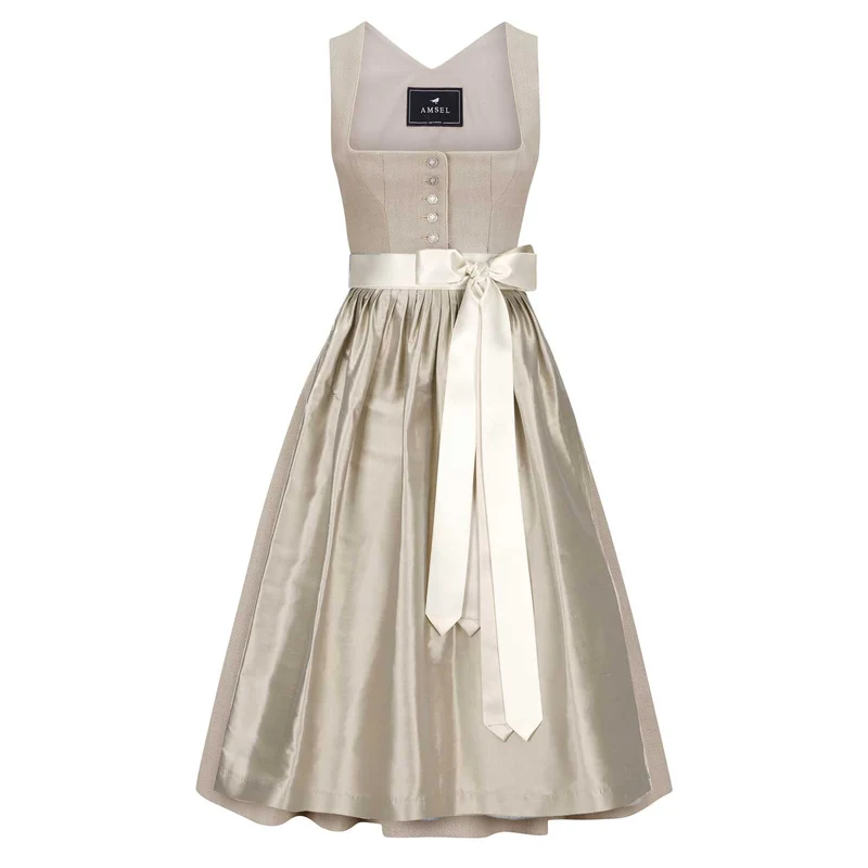 Hochzeitsdirndl Klara Creme (lang)