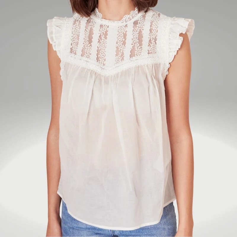 Trachtenbluse Donna ecru