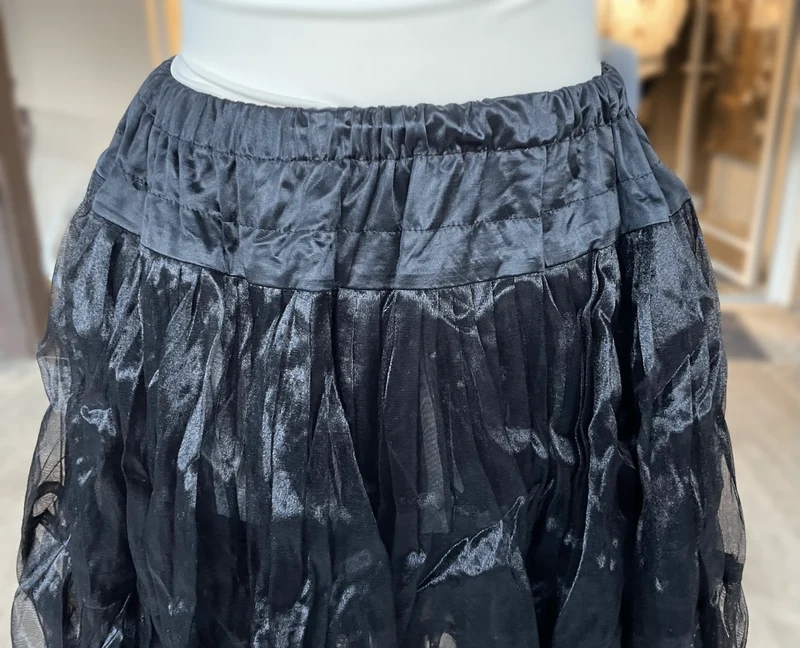 Petticoat, Unterrock, Fuchs Trachten, 60 cm, schwarz weiß