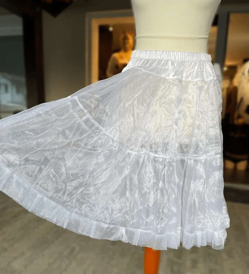 Petticoat, Unterrock, Fuchs Trachten, 60 cm, schwarz weiß