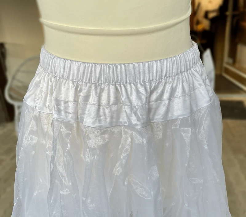 Petticoat, Unterrock, Fuchs Trachten, 60 cm, schwarz weiß