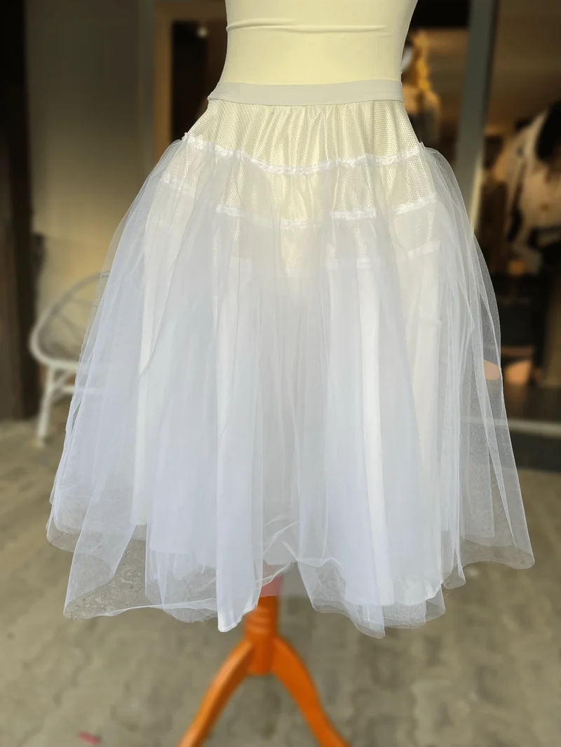 Petticoat, Unterrock Katinka weiß, 70 cm, Sportalm, Tüll