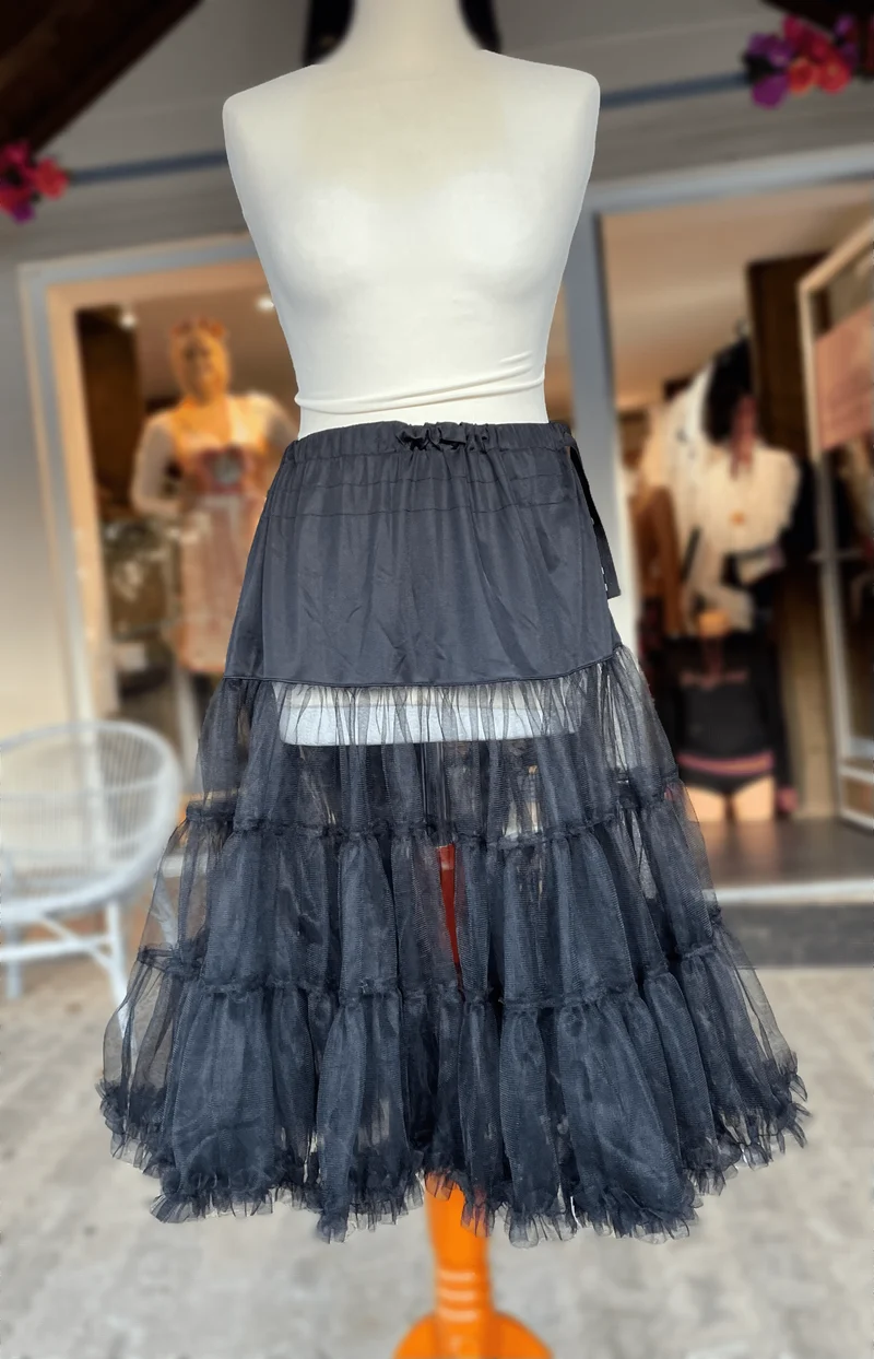Petticoat, Unterrock schwarz, 60 cm 70 cm, Krüger Madl