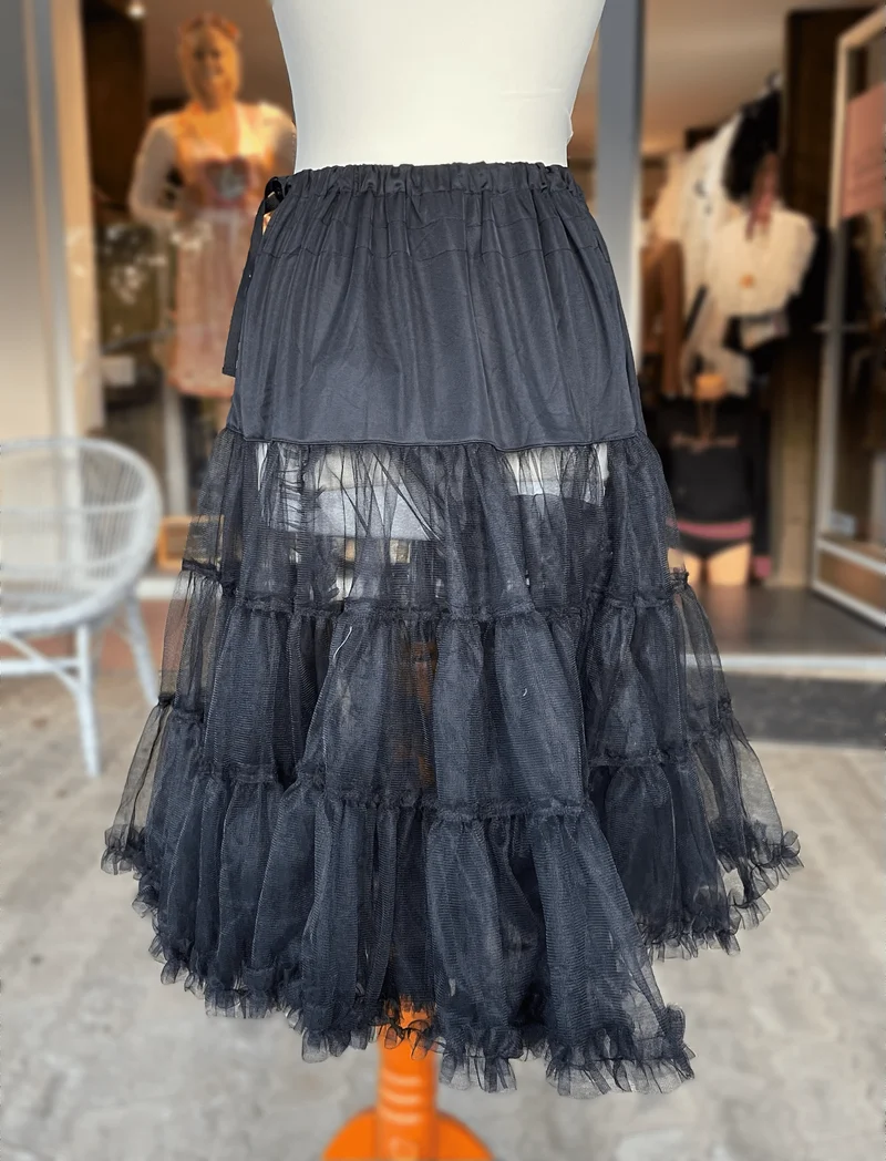 Petticoat, Unterrock schwarz, 60 cm 70 cm, Krüger Madl