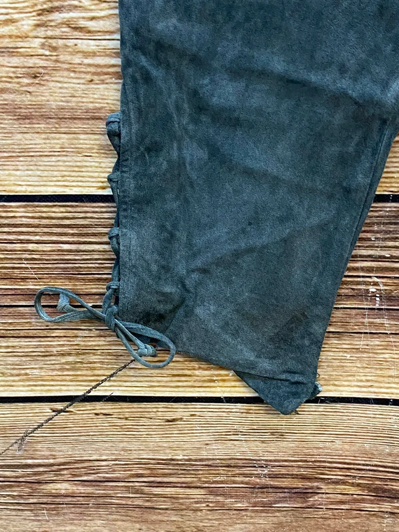 Trachten-Lederhose Damen in Dunkelgrau Gr.44