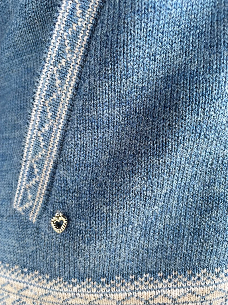 Trachten Jacke, Spieth & Wensky, Warja, Strickjacke, große Größen, blau