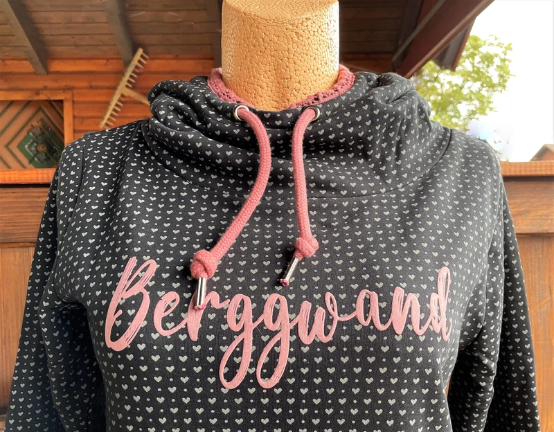 Hangowear, Trachten Sweatshirt, Hoodie, Zäzilie, Berggwand, Gr. S