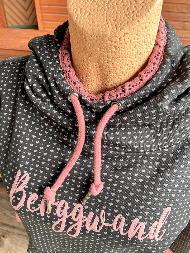 Hangowear, Trachten Sweatshirt, Hoodie, Zäzilie, Berggwand, Gr. S