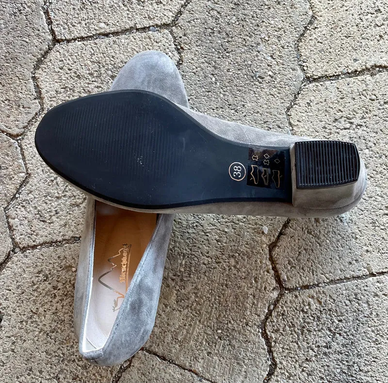 Pumps, Trachtenschuhe, Hirschkogel grau Anthrazit