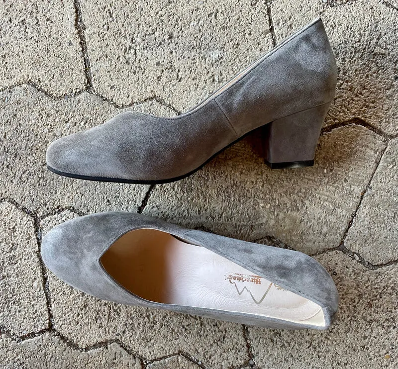 Pumps, Trachtenschuhe, Hirschkogel grau Anthrazit