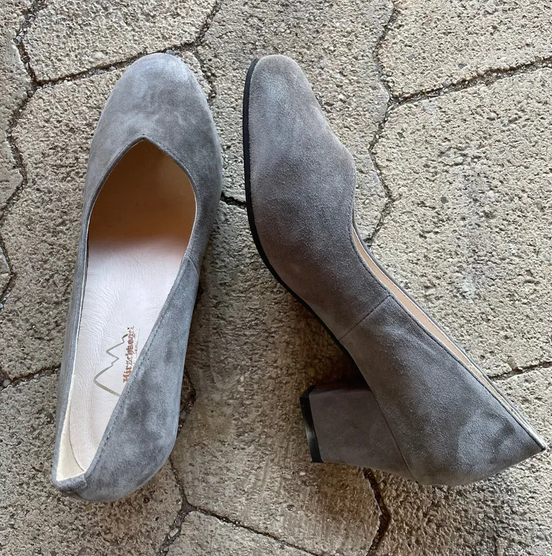 Pumps, Trachtenschuhe, Hirschkogel grau Anthrazit