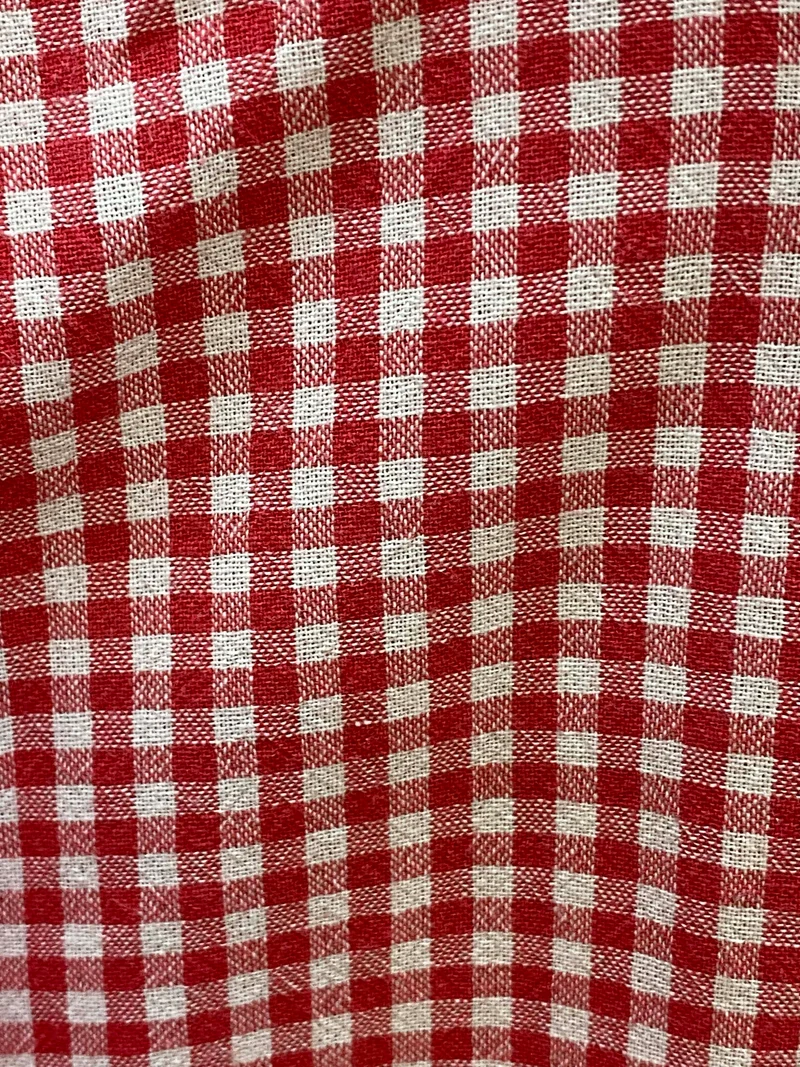 Vintage Trachtenhemd Herren Rot-Weiß Kariert Gr. 46 – Zugspitz Trachten