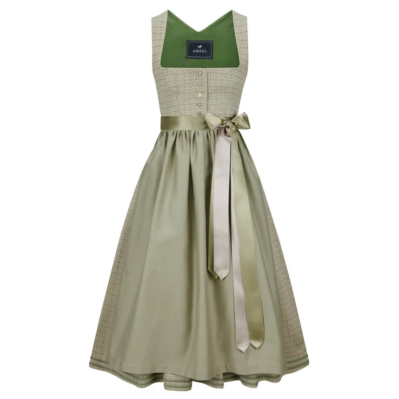Dirndl Hermine Grün (lang)