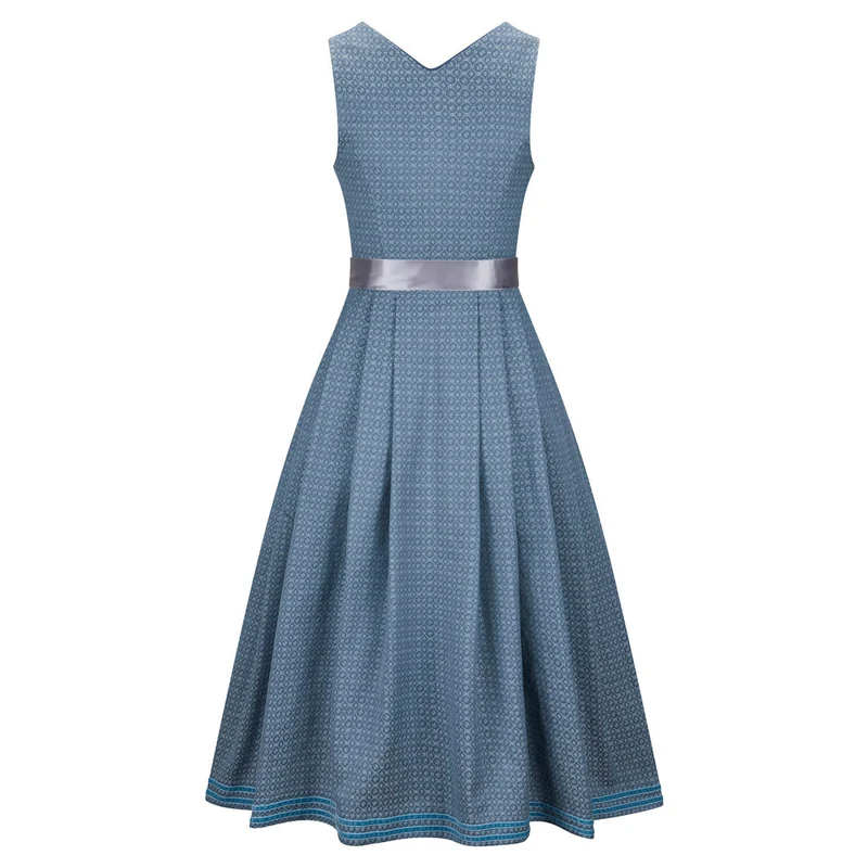 Dirndl Hermine Jeansblau (lang)