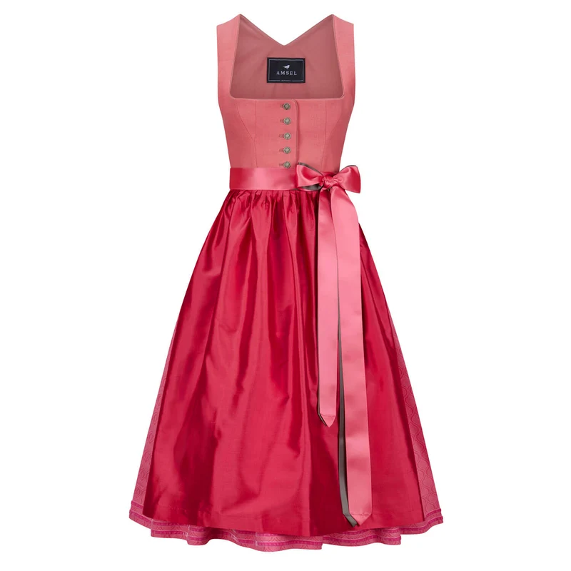 Leinendirndl Nele Pink