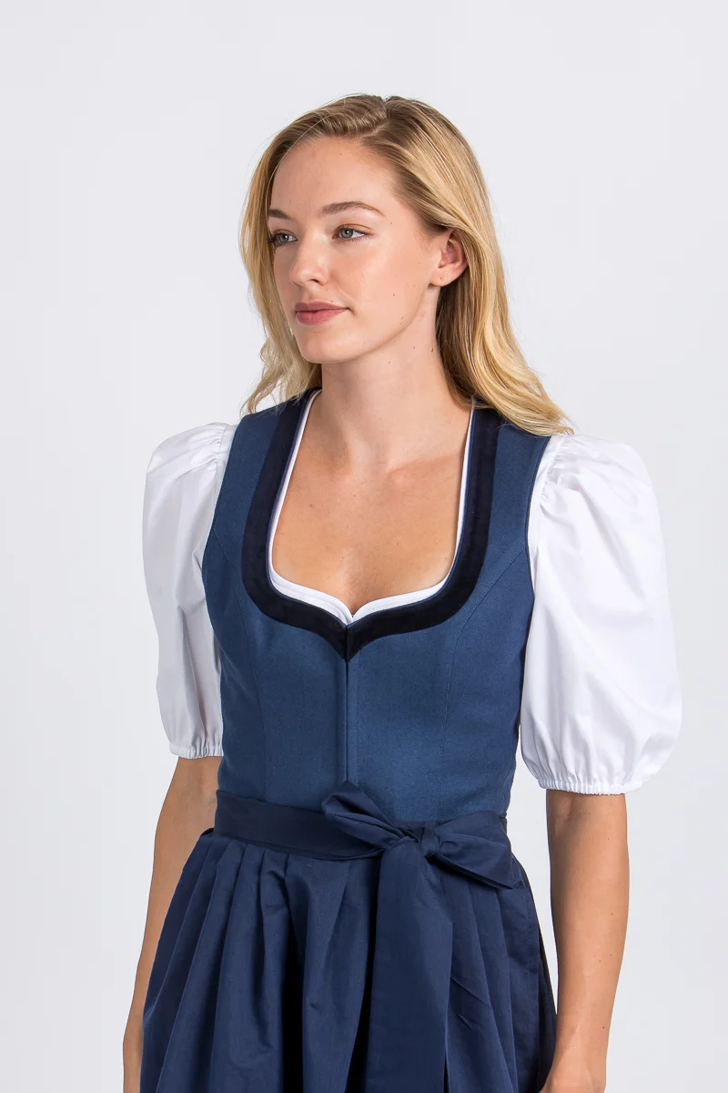Heimatglück Dirndlbluse Heidi weiß