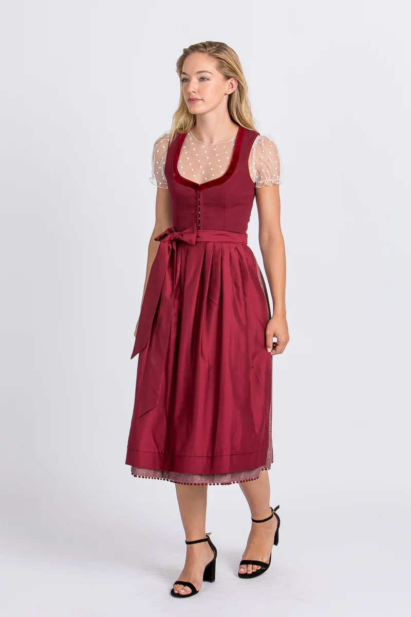 Heimatglück Dirndl Giulia vino