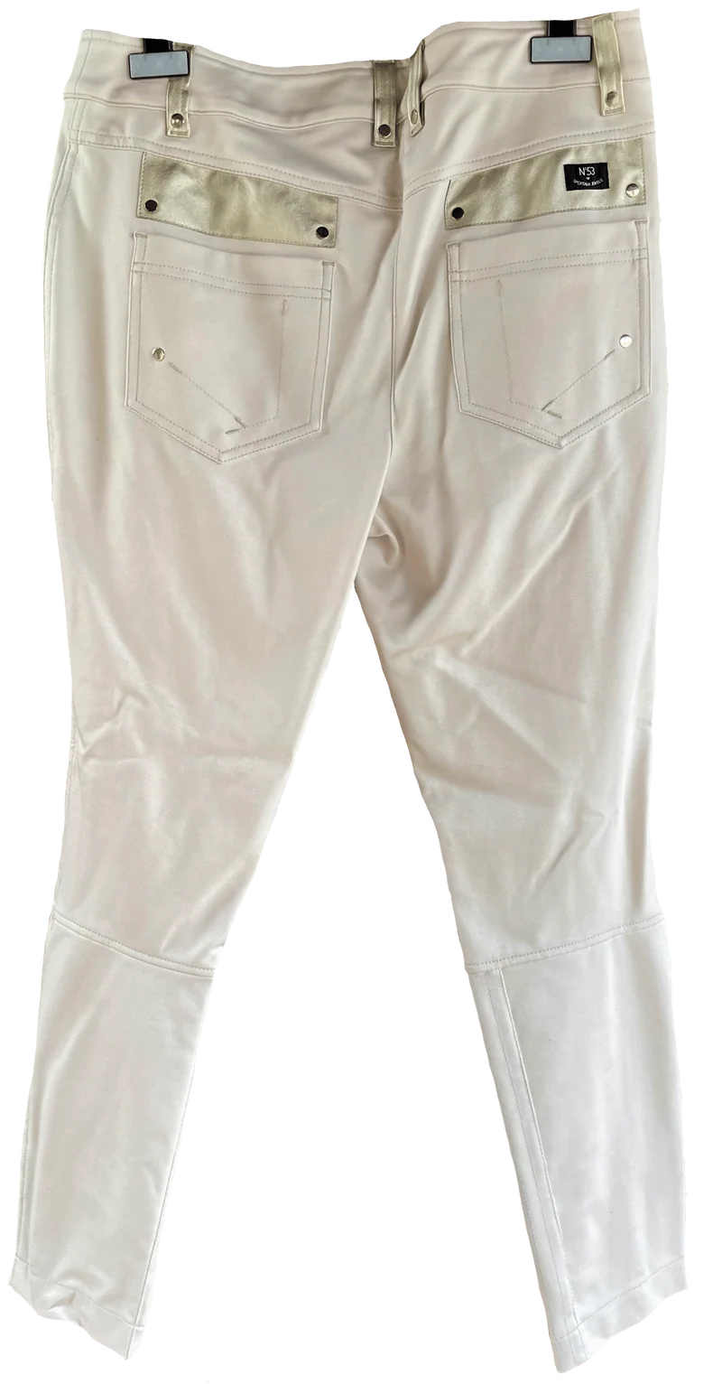 Hose Jerseyhose, Sportalm, Admiral, beige, gold, Gr. 42