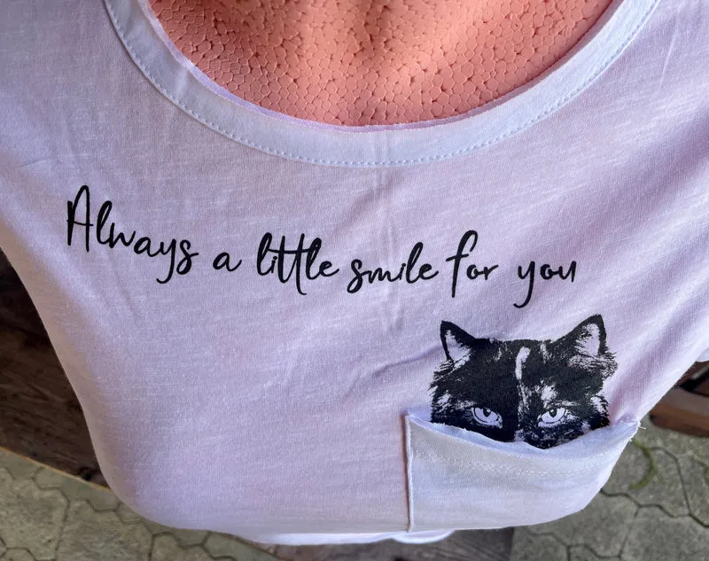Trachtenshirt, HangOwear, Cat, Katze, weiß, AR