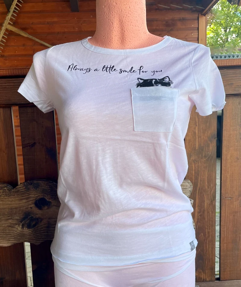 Trachtenshirt, HangOwear, Cat, Katze, weiß, AR