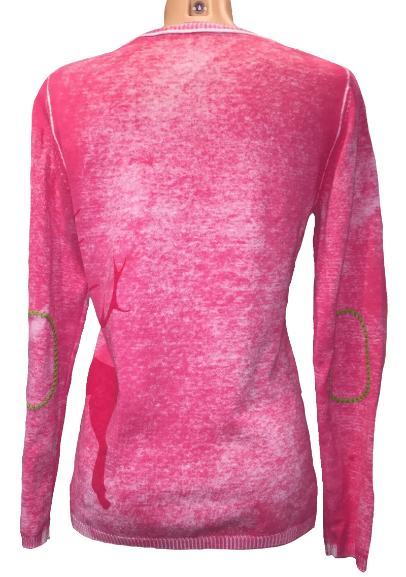 Trachten Jacke, Strickjacke, Wiesnkönig Tami, pink, rosa