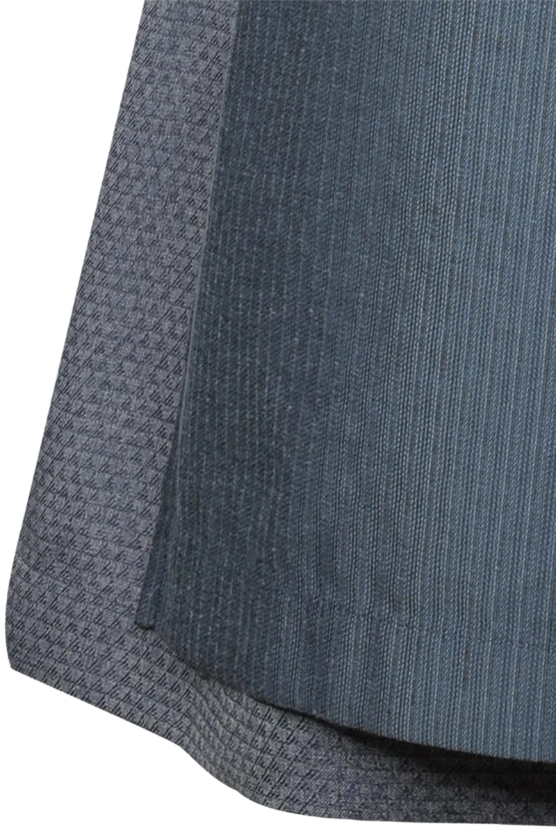 Midi-Dirndl mit Herz-Ausschnitt und Froschgoscherl - midnight denim