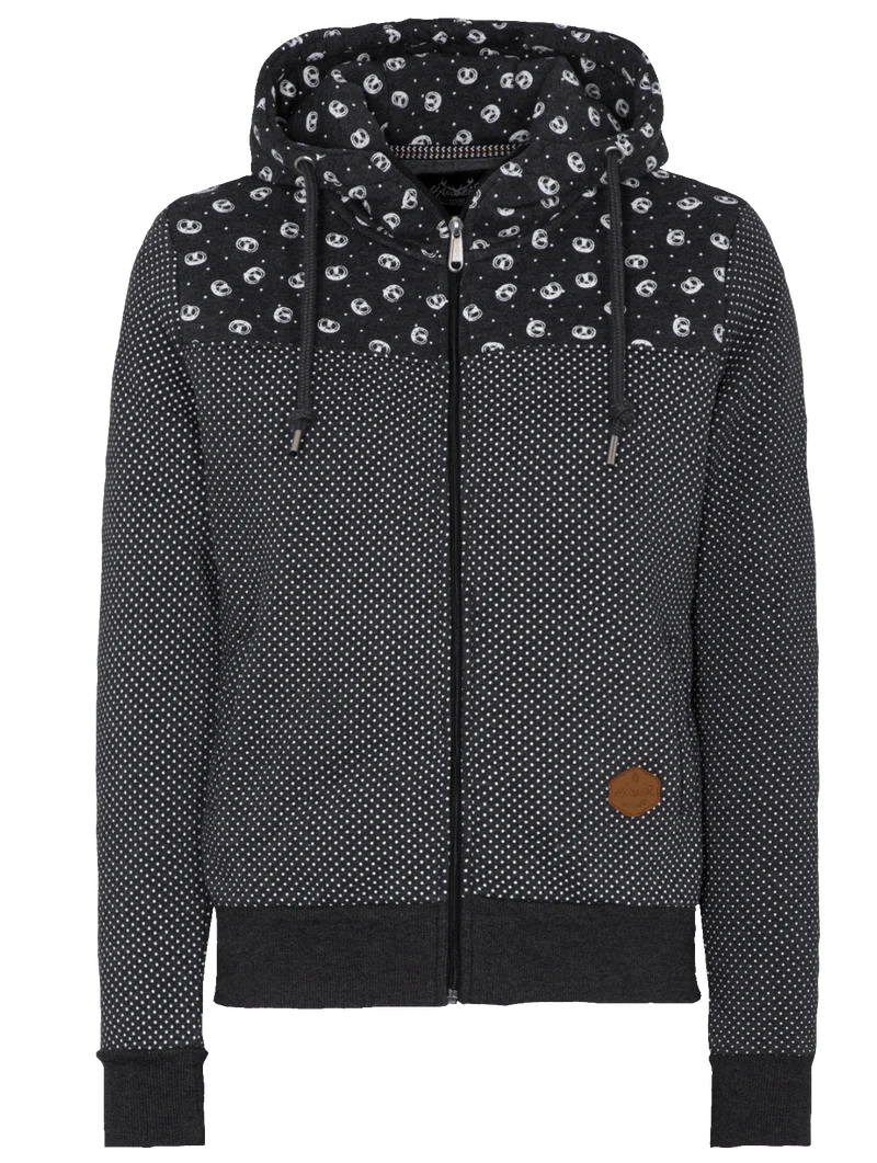 Trachten Jacke, Hangowear, Sweatjacke, Hoodie, Perez, Brezen, Gr. 46/48