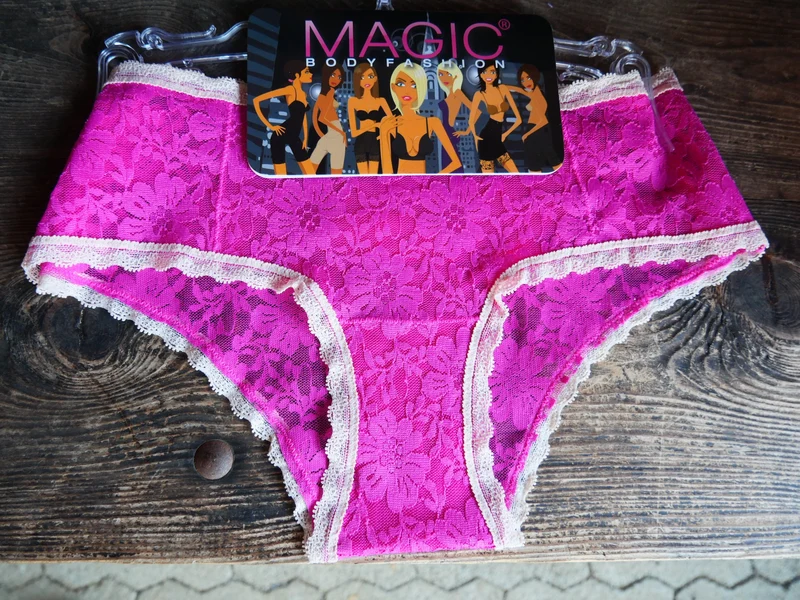 Panty, Hipster, Magic Bodyfashion, Spitze, pink Slip