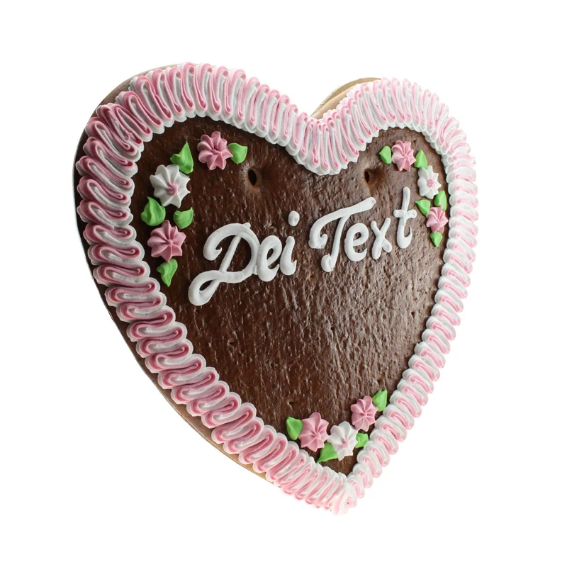 Lebkuchenherz mit Wunschtext