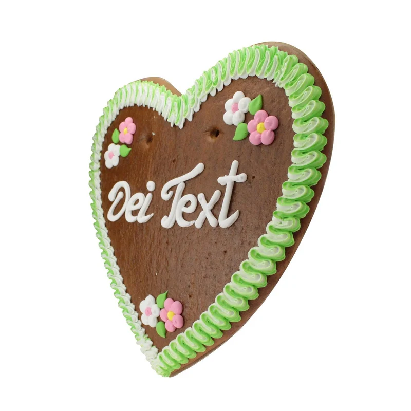 Lebkuchenherz mit Wunschtext