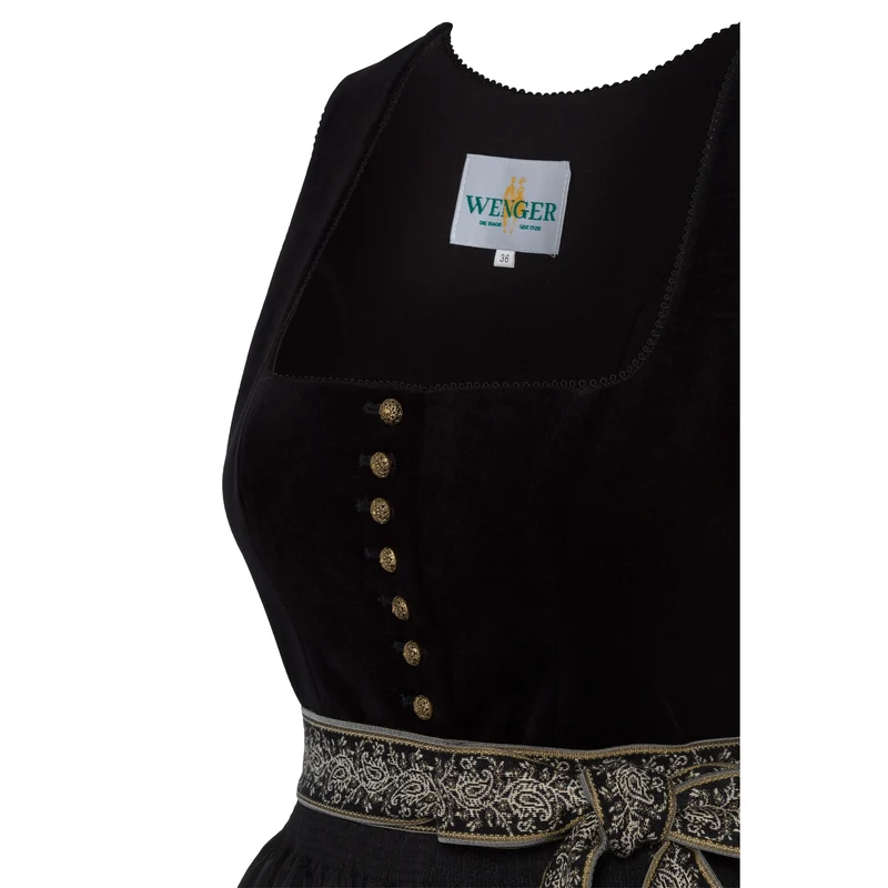 Dirndl Ilona in schwarz