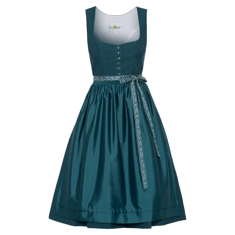 Dirndl Moni in petrol
