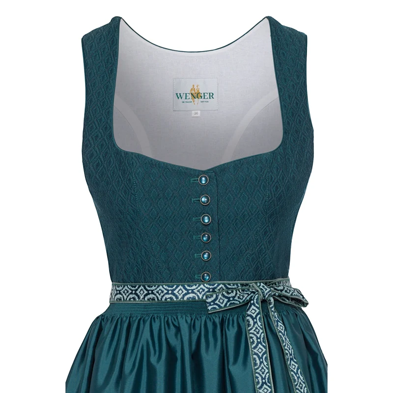 Dirndl Moni in petrol