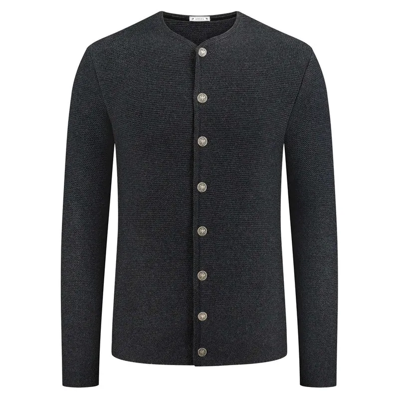 Strickjacke Luitpold grau